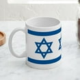 thumbnail image 4 of CafePress - Israel Flag Mug - 11 oz Ceramic Mug - Novelty Coffee Tea Cup, 4 of 6