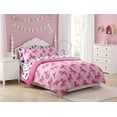 thumbnail image 1 of Kute Kids 2-Piece Ultra Soft Unicorn Dazzle Pink Microfiber Reversible Comforter Set, Toddler, 1 of 6