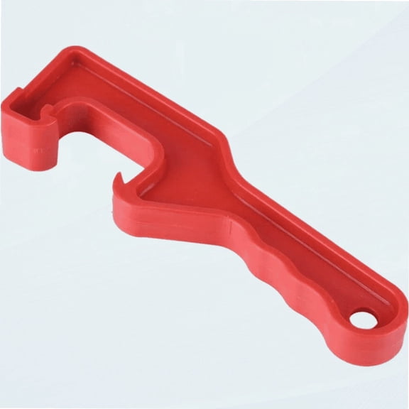 Bucket Opener, Plastic Bucket Pail 5 Gallon Paint Can Lid Easy Opening Wrench Remover Tool For Home Office Garage Industrial Use (Red), Bucket Opener, Plastic Bucket Pail 5 Gallon Paint Lid Opene