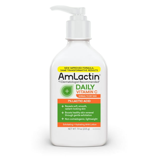 Loción corporal AmLactin Daily Vitamin C 230 ml con 7% de ácido láctico