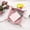 Pink, variant on Leather Valet Tray Travel Jewelry Organizer - 9.8 Inch Catchall Tray for Phone Keys Wallet Glasses - Snap Design Collapsible Storage for Home Office Desk Bathroom Camping