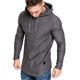 thumbnail image 1 of Sudadera deportiva con capucha atlética de moda para hombre Sudadera de lana de color sólido Adepaton CJWUS-6765, 1 of 6