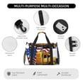 thumbnail image 4 of Balery American Truck Bolsa de Gimnasio para Mujeres, Bolsa de Viaje con Bolsillo Húmedo, Bolsa de Fin de Semana para Mujeres, Bolsa de Viaje Resistente al Agua, 4 of 7