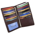thumbnail image 3 of Moga Genuine Leather Men's Deluxe Bifold Multi Credit Card Case ID Wallet (Brown), 3 of 6