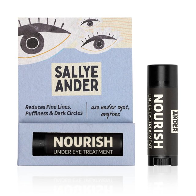 SALLYEANDER Tratamiento nutritivo debajo de los ojos para ojeras, patas de gallo, líneas finas e hinchazón - Nutre, hidrata y restaura suavemente la delicada piel debajo de los ojos - hecho a mano