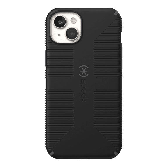 Speck Candyshell Grip with Magsafe Case for iPhone 15 Plus and iPhone 14 Plus, Black