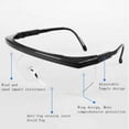 thumbnail image 3 of Gafas de seguridad Gafas ajustables Gafas de esmerilado para usuarios de gafas (negro) Ormromra LN-1203, 3 of 7