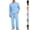Light Blue, variant on HAJWOH Mens Pajama Set Long Sleeve Soft Sleepwear with Pocketsand Elastic Drawstring, Comfortable Loungewear for Sleeping