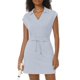 thumbnail image 1 of Conjunto de atuendo Casly Lamiit - Falda de 2 piezas para mujer, color azul claro, talla XL, 1 of 6
