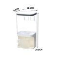 thumbnail image 3 of Countertop Rice Bucket Grain Dispenser Food Storage wall-mounted rice Container 1000ML, 3 of 7