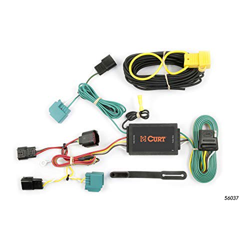 Curt Hitch 56037 Trailer Wiring Connector T Connector; With 4-Way Flat Trailer Connector