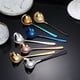 thumbnail image 4 of Nvzi Juego de 2 utensilios de cocina de acero inoxidable, cuchara negra de 8,07 x 2,24 pulgadas, mango ergonómico, cocina minimalista moderna, utensilios de cocina para el hogar., 4 of 5