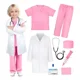thumbnail image 1 of Disfraz De Doctor Niños Médico Doctora Disfraces accesorios,Verde,110 cm, 1 of 6