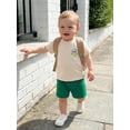 thumbnail image 5 of BemeyourBBs 2Pcs Baby Boy First Birthday Outfit Summer 1st Birthday Clothes Short Sleeve Golf Embroidery T-Shirt Shorts Set Toddler Baby Boy Summer Golf Outfit, 5 of 9