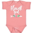 thumbnail image 3 of Inktastic Flower Girl with Arrow and Flowers Girls Baby Bodysuit, 3 of 5