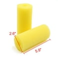 thumbnail image 2 of 10Pcs 2.6Pulgada Amarillo Cartuchos De Esponja Diámetro Cilindro Acuario Pre-Filtro De Filtro, 2 of 4