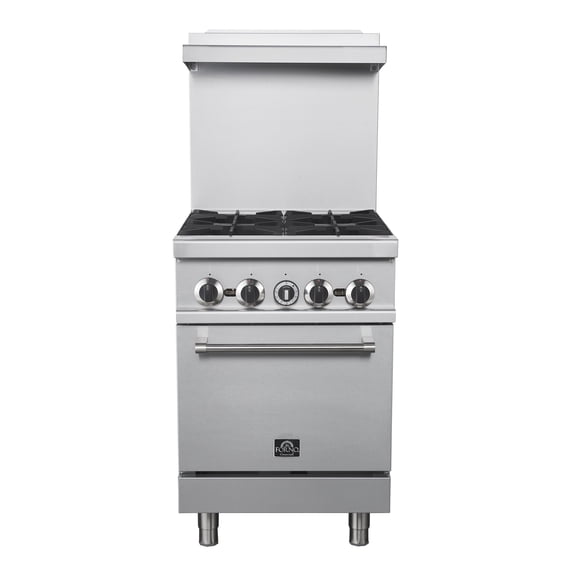 Forno Commerciale 24 Inch Gas Range with 4 Burners