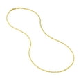 thumbnail image 2 of 14K Yellow Gold Women's 16" 2.15mm Diamond Cut Rope Chain Necklace, 2 of 4