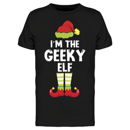 I m The Geeky Elf Christmas Men s T-shirt