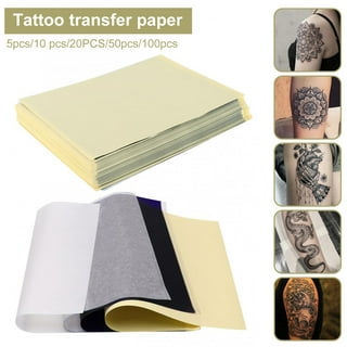 Cridoz Tattoo Transfer Paper, Cridoz 20 Sheets Stencil Paper for Tattooing,  Tattoo Transfer Paper for Tattooing, A4 Size