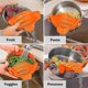 thumbnail image 5 of Colador de olla y colador de pasta Snap N Strain - Naranja, 5 of 5