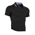 thumbnail image 6 of Men Short Sleeve Polo Shirt Athletic Breathable Classic Fit Quick Dry Performance Collared Top for Summer Sports Casual Wear, 6 of 7