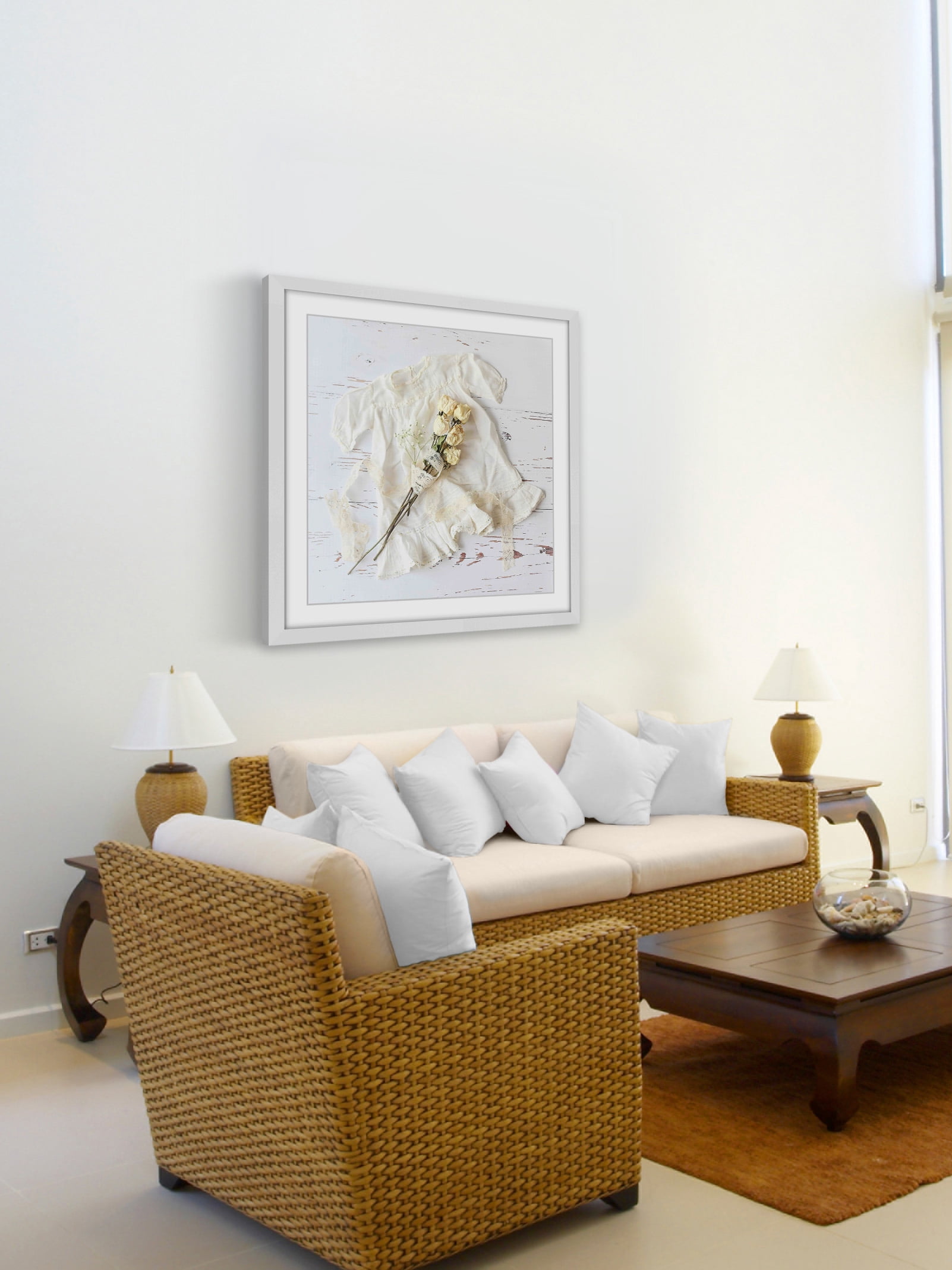 "Baby Dress Collection 3" Framed Painting Print