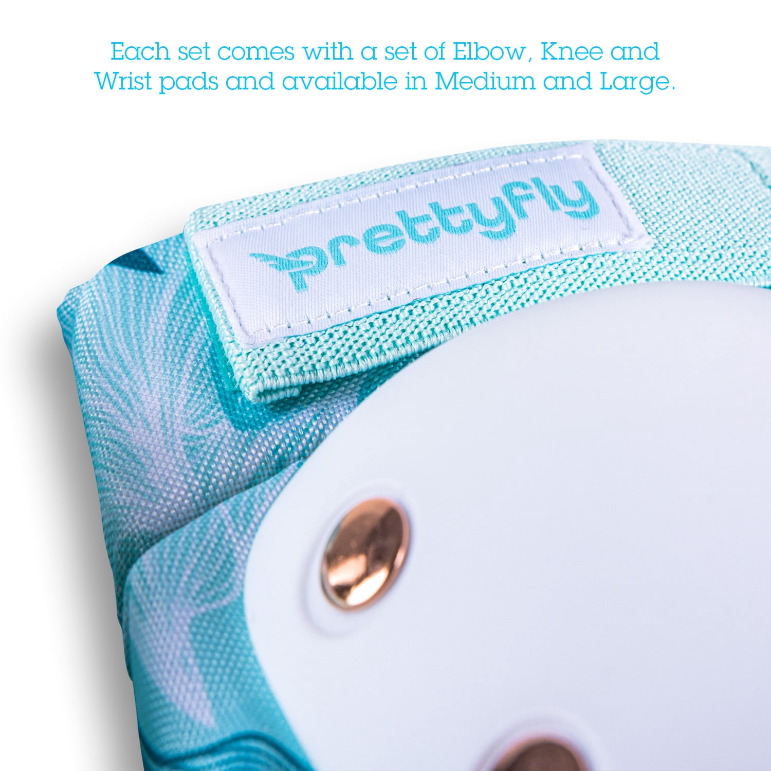 Yvolution Prettyfly Adult Safety Pads Large Size, Blue, Protective Pads, Women