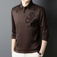thumbnail image 3 of Sudaderas holgadas para hombre, polos nuevos para hombre, camisetas originales de manga larga estampadas, tendencias de moda 2024, estilo coreano de lujo informal, 3 of 5