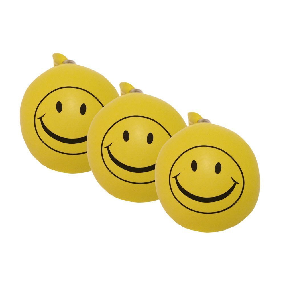 Pack of 3 - Isoflex Ball Happy Face Design - Isoflex Stress Relief