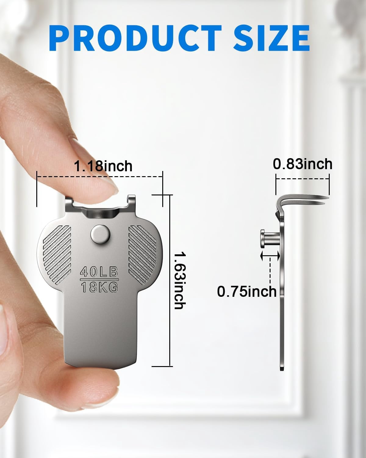 30Pcs Claw Picture Hangers for Drywall: Large Mirror Picture Hanging Hooks - No Damage Heavy Duty Art Hanging Photo Poster Painting Hanger Hardware Kit - Claw for Decor Room Office