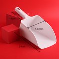 thumbnail image 2 of Heavy-Duty Plastic Shovel for Flour, Ice, Candy & Popcorn, Perfect for Weddings & Dry Foods Multipurpose Kitchen Scoop, 2 of 5