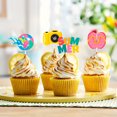 thumbnail image 4 of Paquete de 12 adornos para cupcakes con temática de playa hawaiana de verano, decoraciones para tartas de fiesta de cumpleaños con temática de piscina hawaiana para baby shower, 4 of 5