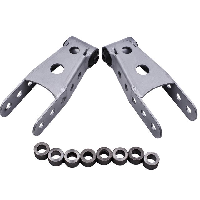 Rear 2"-3" inch Lowering Drop Shackles Kit for Chevy Silverado 1500 LS Crew Cab
