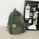thumbnail image 4 of Mochilas informales de nailon sólido con compartimento interior y diseño de patchwork, de tapa blanda, 2024, bolsos de alta calidad para mujer, mochilas con cremallera, 4 of 5