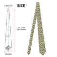 thumbnail image 3 of Naloa Construction Machinery1 Print Solid Color Tie Formal Necktie for Men，Suitable for business, daily life, work, 3 of 5