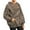 Army Green, variant on Women's Camo Hoodie Maple Leaf Print Oversized Sweatshirt Fleece Hooded Sweatshirts with Pocket Casual Fall Pullover Coffee X-Large