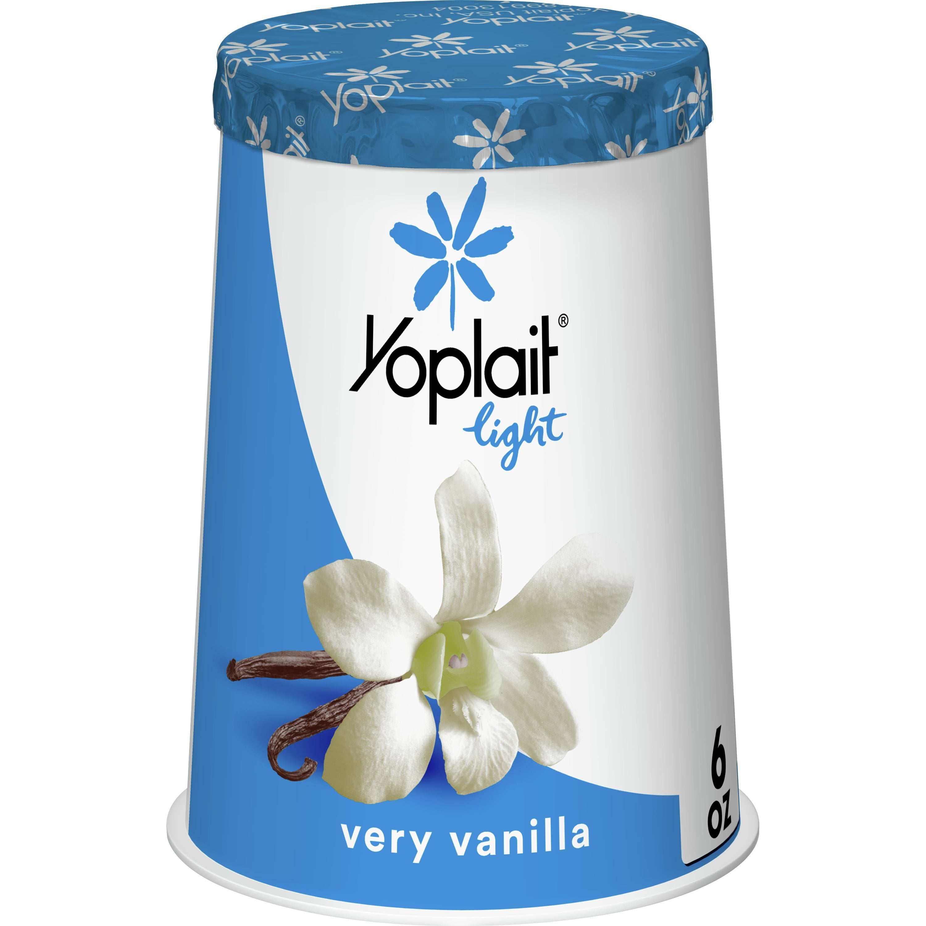 Yoplait Light Very Vanilla Fat Free Yogurt, 6 OZ Yogurt Cup