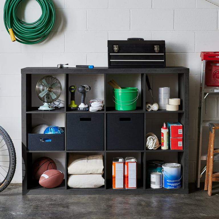 Better Homes & Gardens 12 Cube Storage Organizer, Charcoal