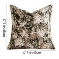 thumbnail image 3 of HuiXinOu Pack Of 2 Vintage Floral Throw Pillow Covers, 18x18 Boho Rural Accent Decorative Pillowcases, Soft Fabric Square Cushion Covers for Sofa Bedroom Living Room, 3 of 6