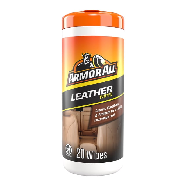 Toallitas limpiadoras para cuero Armor All, 20 unidades, cuidado del auto