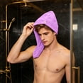 thumbnail image 6 of Txlpkdyx Microfiber Hair Drying Towel,Super Soft Quick Absorbent Hair Wrap Turban with Cute Button,Fast Drying Hair Cap, 6 of 6