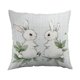 thumbnail image 2 of CaiYueKe Easter Spring Decorative Pillow Cover Floral Bunny Rabbit Home Decor Throw Cushion Case Seasonal Holiday Living Room Bedroom Sofa Accent Pillow, 2 of 7
