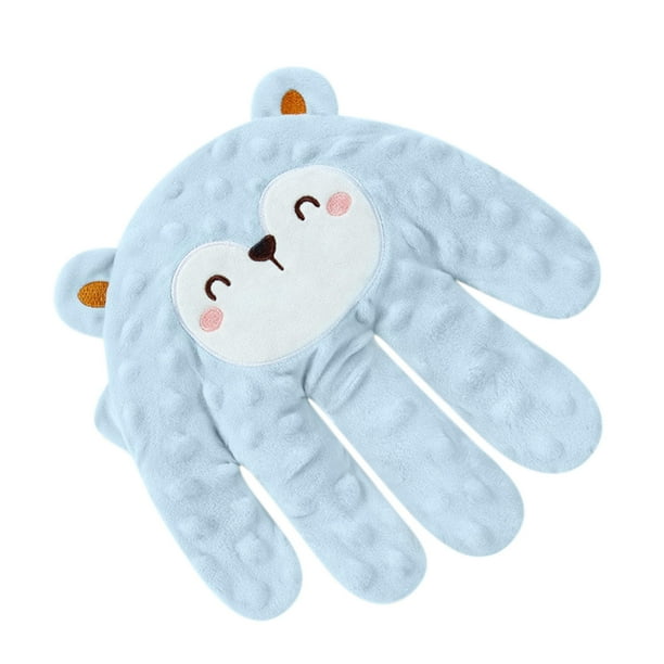 Almohada relajante con control remoto para niños, suave y con diseño de palmas delicadas, ideal para siestas nocturnas, plegable y portátil. Material suave. Perfecta para usar en el