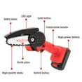 thumbnail image 3 of Portable Rechargeable Cordless Chainsaw for Wood Cutting Tree Pruning, 3 of 8