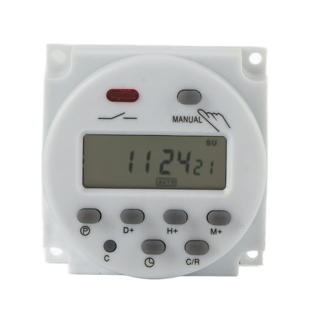 Relé de tiempo del interruptor del temporizador de alimentación del control programable digital LCD (220 VCA)