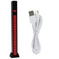 thumbnail image 1 of RGB Sound Reactive LED Light Bar LED Colorful Sound Control Audio Music Rhythm Dynamic Level Indicator Display Strip Light for Car Gaming PC TV Room, 1 of 8
