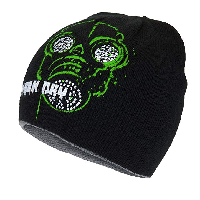 Gas Mask Reversible Beanie Hat Cap 