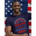 thumbnail image 2 of Happy 4Th Of July! America T-Shirt Men -Image by Shutterstock, Male XX-Large, 2 of 4