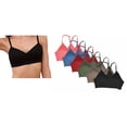 thumbnail image 4 of Top Deportivo Copa Preformada Para Mujer Pack 6 Piezas Con 6 Diferentes Colores Tatys Fashion 30012, 4 of 8